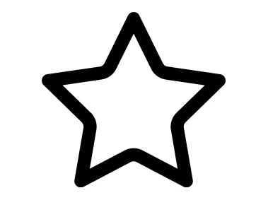 Line Star Icon