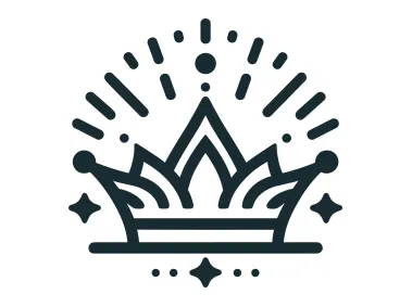 Linear Crown Logo Template
