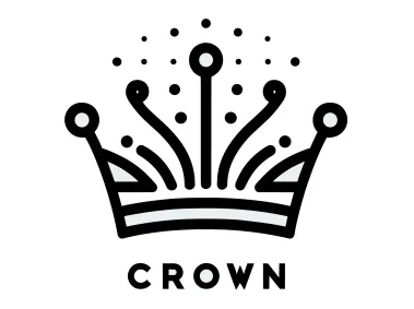 Linear Crown Logo Template