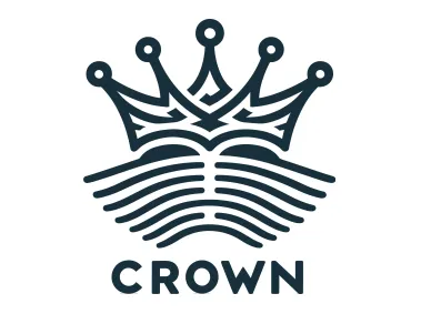 Linear Crown Logo Template