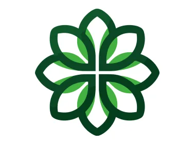 Linear Flower Logo Template