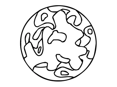 Linear Globe Logo Template