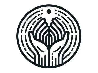 Linear Hand Logo Template