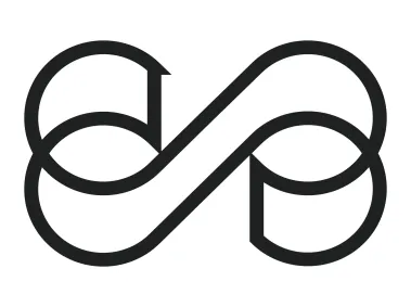 Linear Loop Symbol Logo Template