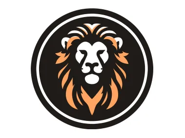 Lion in Circle Logo Template
