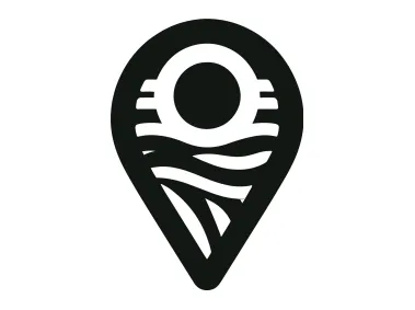 Location Pin Logo Template