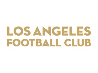 Los Angeles Football Club wordmark (Gold) Logo