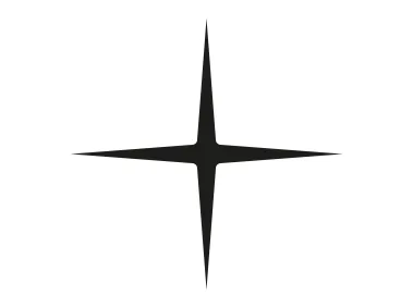 Luminous Star Shape Logo Template