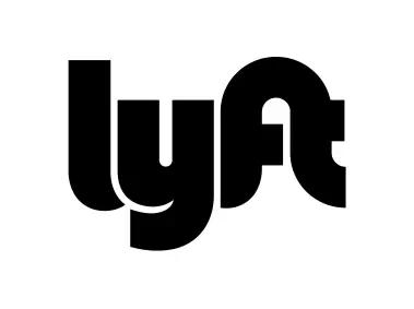 Lyft Black Print Logo
