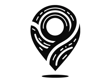 Map Pin Logo Template