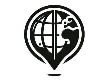 Map Pin Logo Template