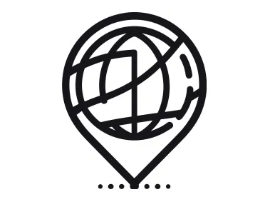 Map Pin Logo Template