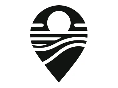 Map Pin Logo Template