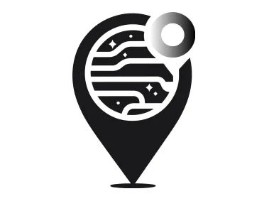 Map Pin Logo Template