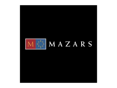 Mazars Black Background Logo