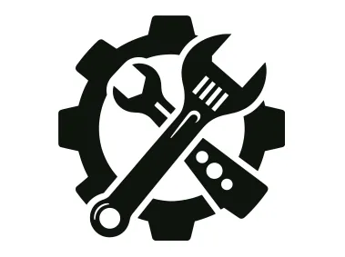 Mechanic Repair Service Gear Logo Template