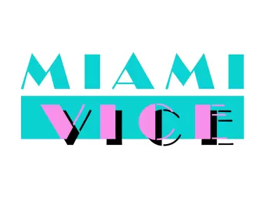 Miami Vice TV Series Logo