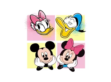 Mickey Mini Donald Daisy Logo