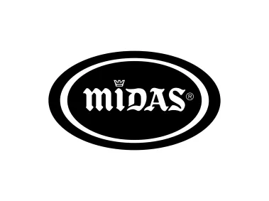 Midas 1956 Years Black Logo