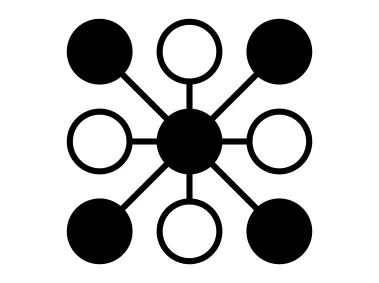 Mind Mapping Diagram Logo Template