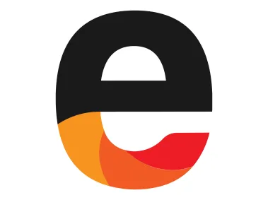 Minimal Colored Letter E Logo Template