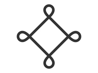 Minimal Elegant Diamond Shaped Abstract Logo Template