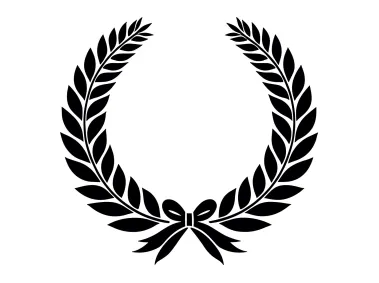 Minimal Floral Wreath Logo Template