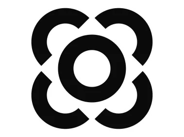 Minimal Flower Shape with C Letters Logo Template