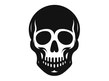 Minimal Skull Logo Template