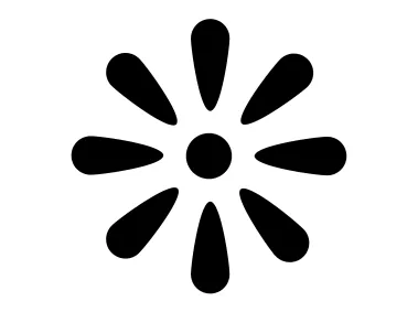 Minimalist Black Daisy Flower Logo Template