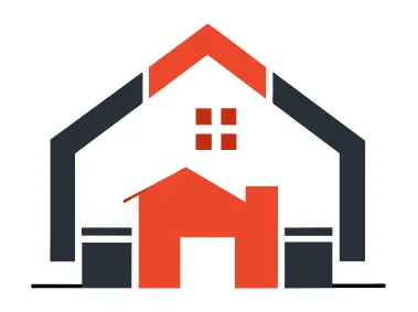 Minimalist House Kitchen Set Real Estate Logo Template