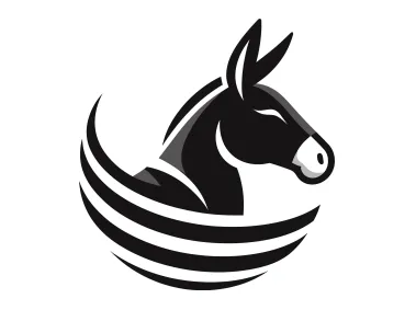 Modern Donkey Logo Template