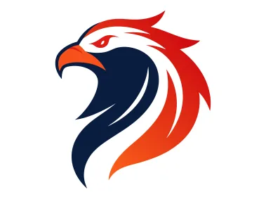 Modern Eagle Head Design Logo Template