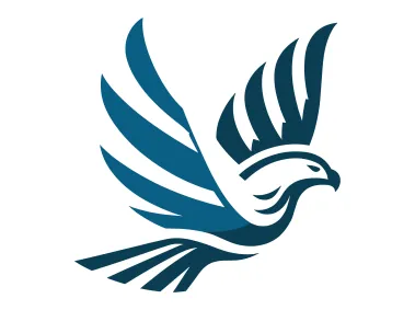 Modern Flying Eagle Design Logo Template