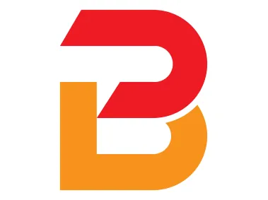 Modern Letter B Shape Logo Template