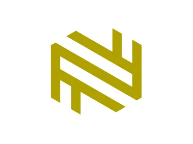 Modern Letter N Shape Logo Template