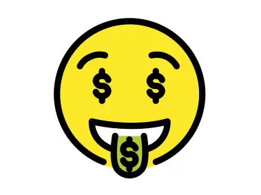 Money Mouth Face Emoji Icon