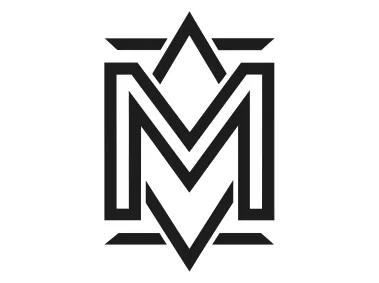 Monogram Modern Letter M Logo Template