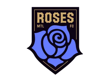 Montreal Roses FC New 2024 Logo
