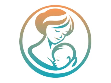 Mother and Baby Logo Template