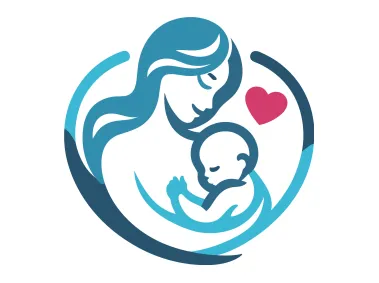 Mother and Baby Logo Template