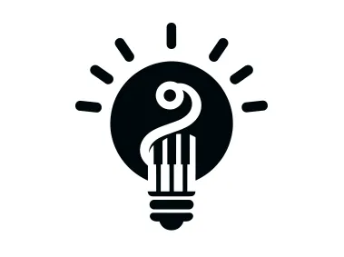 Music Bulb Logo Template