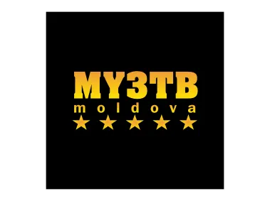Muz TV Moldova 5 Star Gold Logo