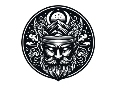 Mythological human brain Logo Template