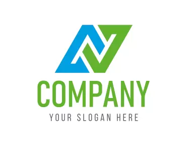 N Letter and AV Letter Logo