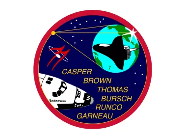 NASA STS77 Mission Patch Logo
