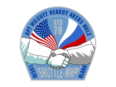 NASA STS79 Mission Patch Logo