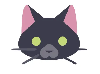 Nature Cat Emoji Icon