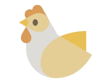 Nature Chicken Emoji Icon