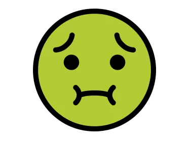 Nauseated Face Emoji Icon